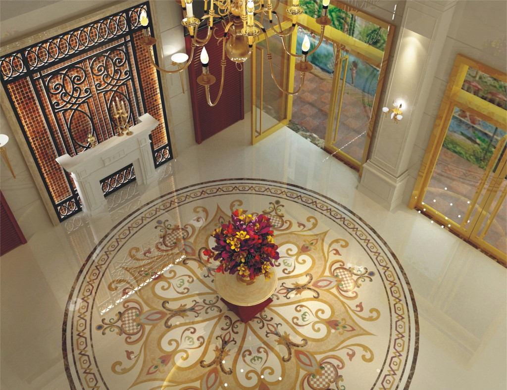 客厅瓷砖整体铺贴有坡度,客厅瓷砖斜着贴好吗