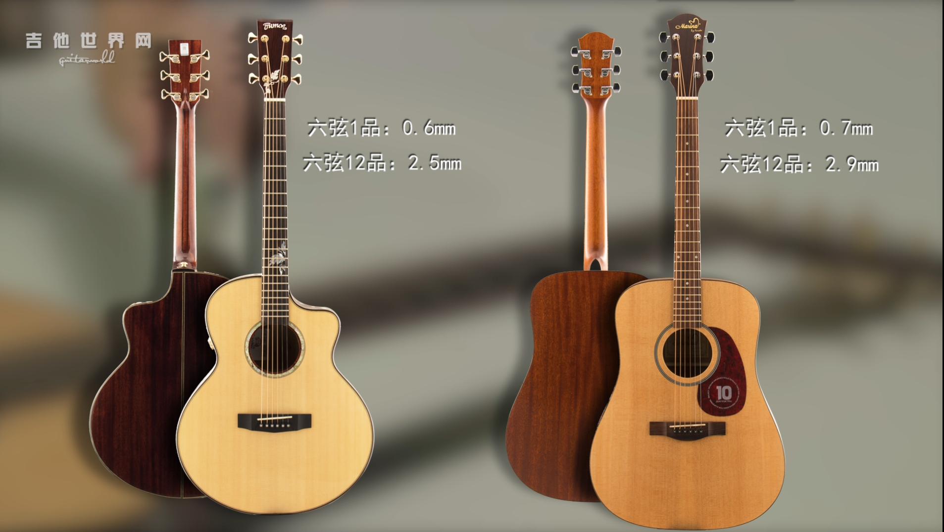 楚门全单加振吉他评测,楚门j850f和1980区别