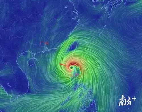 山竹台风有多强17级,18级超强台风山竹