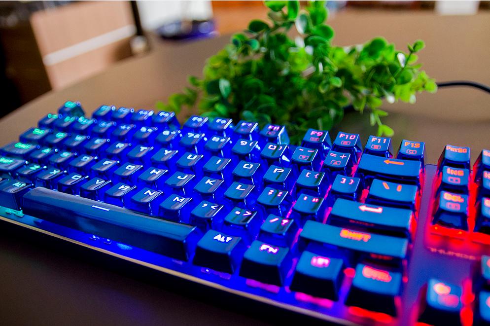 雷神蓝血人k750t-d灯效,雷神键盘k750蓝血人多少钱