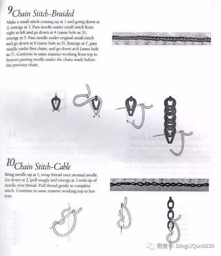 字母刺绣教程针法,字母刺绣针法图解