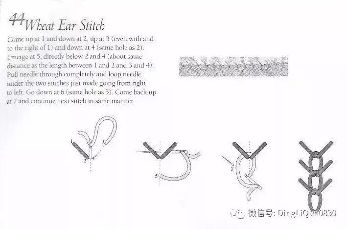 字母刺绣教程针法,字母刺绣针法图解