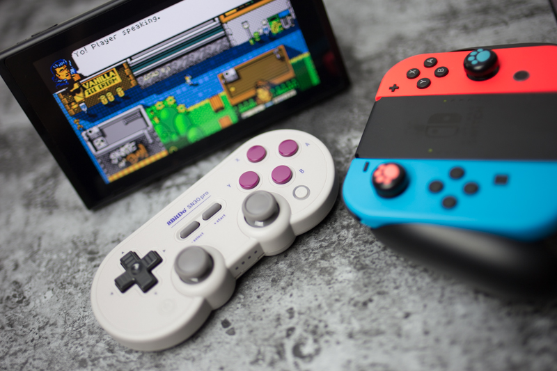 switch手柄八位堂复古手柄评测,switch良值三代分体手柄评测