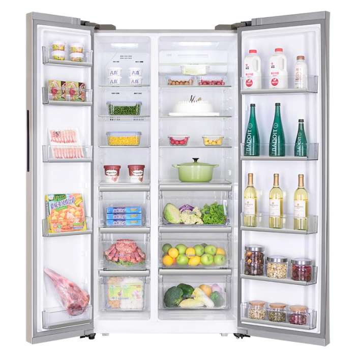 海尔冰箱对开门大容量测评,海尔冰箱保鲜1234567哪个冷