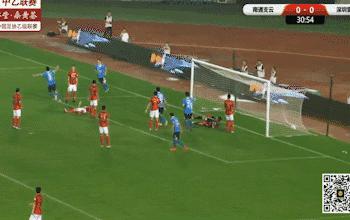 豪雨挡不住胜利的步伐！昨晚，南通支云2:0战胜深圳雷曼，稳坐南区第二！