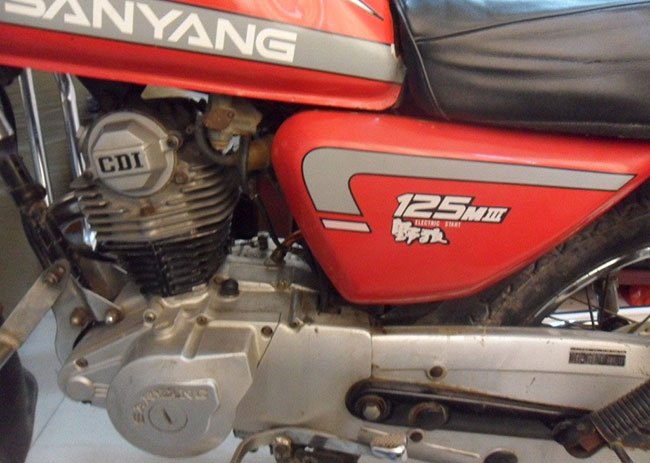 二手三阳野狼125摩托,三阳野狼125