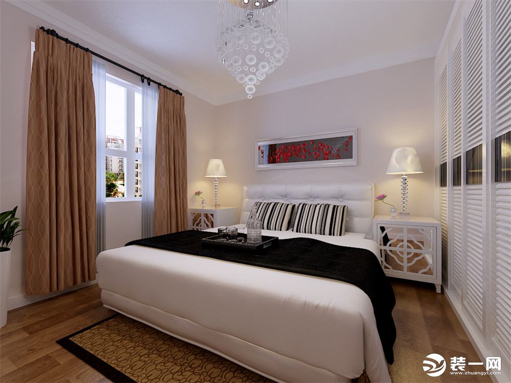 93平三室简装17万，餐厅半圆吊顶标新立异，青岛星雨华府绝无第二