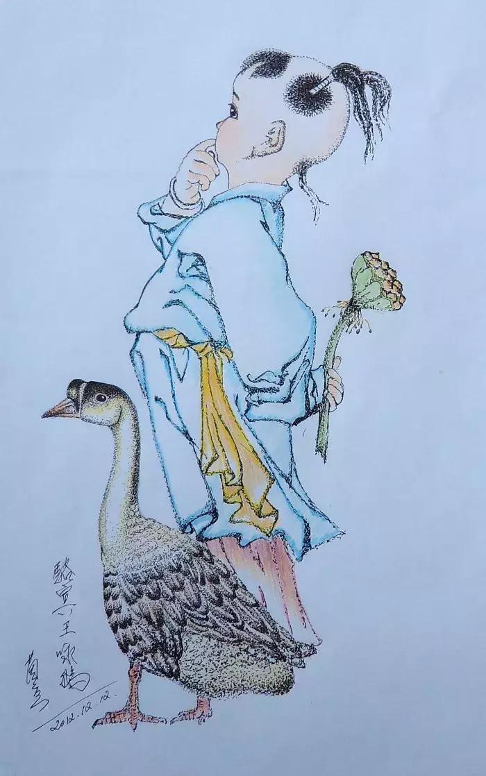 骆宾王咏鹅是什么水平,骆宾王虽然年纪小却很有才华