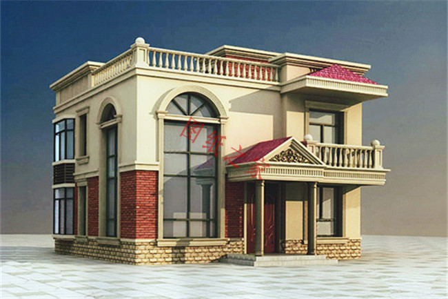 50套农村两层别墅效果图,十款经典农村二层半别墅效果图
