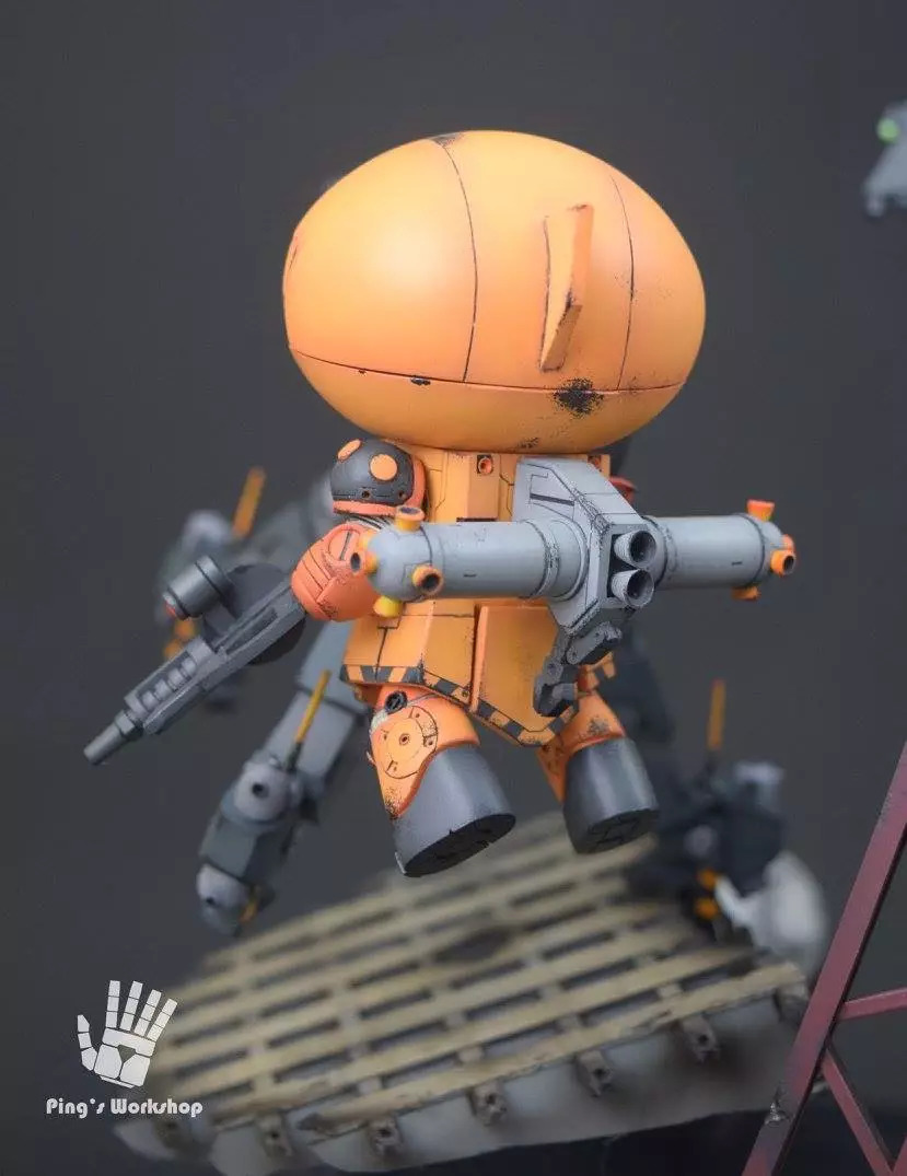 爆改高达动漫模型,雷霆宙域全装甲高达模型