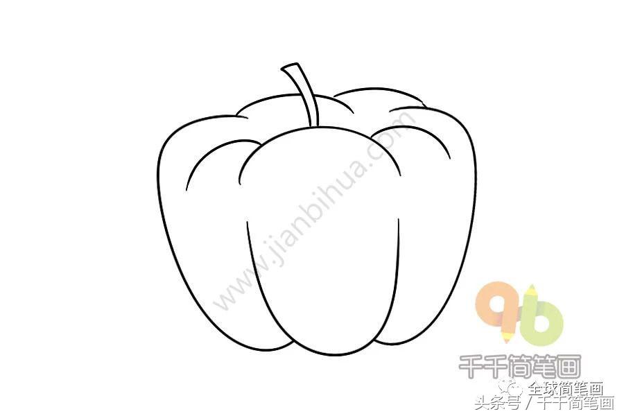 儿歌多多蔬菜水果简笔画,我最喜欢的蔬菜水果简笔画