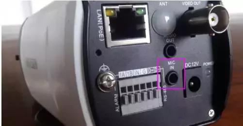 监控摄像机拾音器安装,网络摄像机拾音器安装