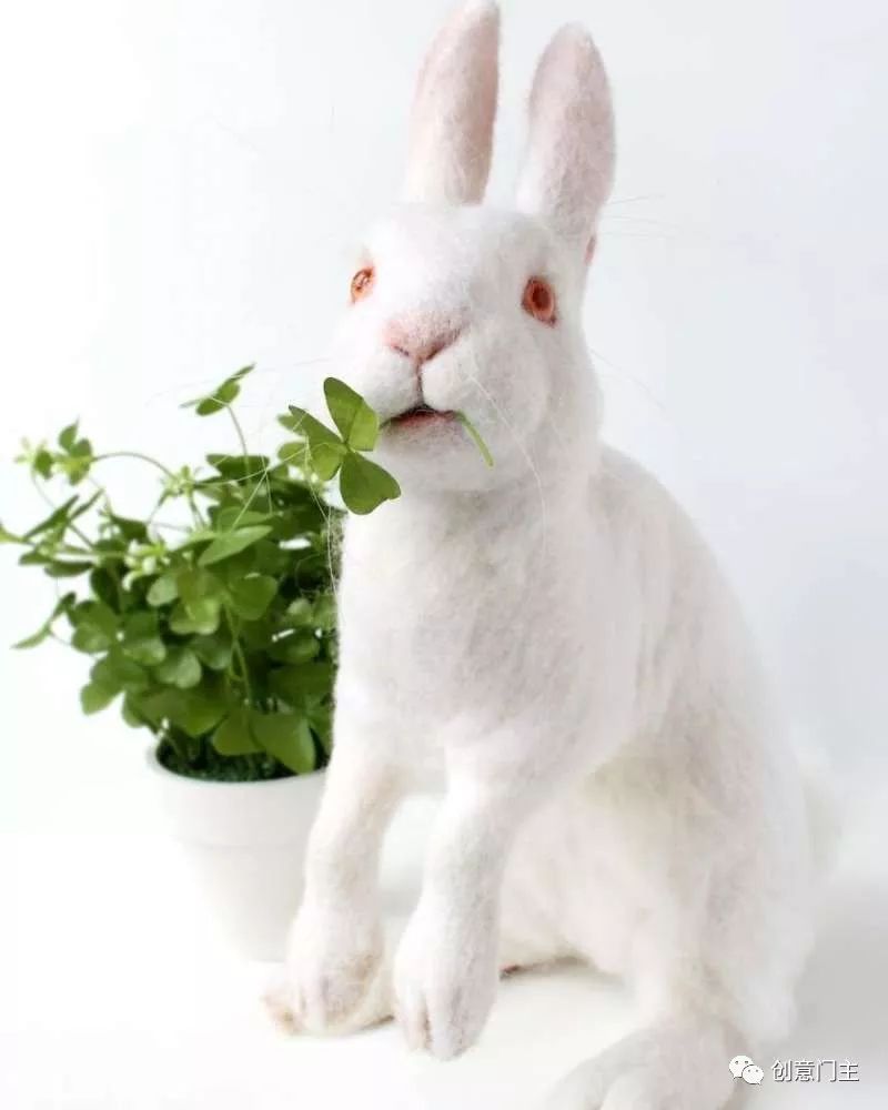 第一眼竟然以为它会动!26个好像有灵魂附体的拟真羊毛毡