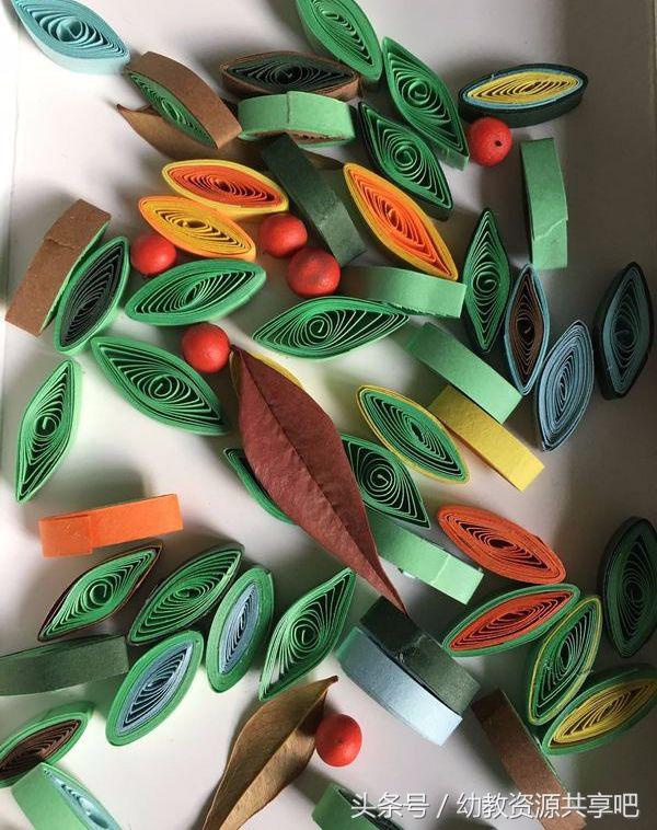 衍纸基础卷法教程衍纸版,基础衍纸作品及教程