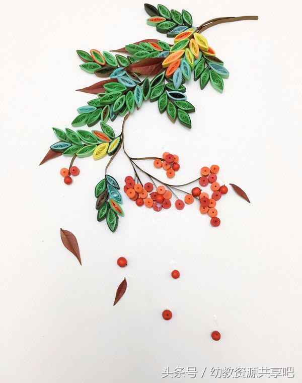 衍纸基础卷法教程衍纸版,基础衍纸作品及教程