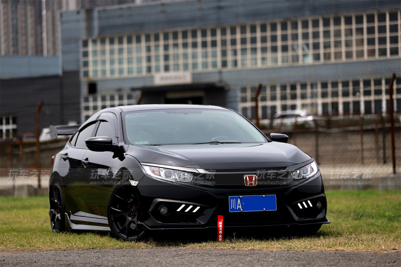 十代思域黑武士改装,2014款思域si改装黑武士