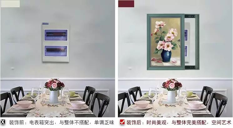 墙面有电表箱怎么处理,分享小妙招教你隐藏难看的电表箱