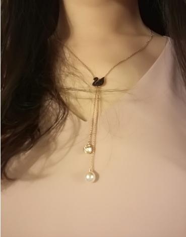 刚买回来的项链,刚买的项链漂亮吗