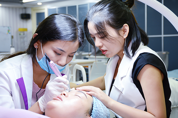 ipm纹绣线条眉教学,纹绣技术纹眉7种基本手法