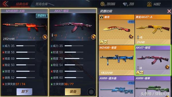 紫色品质却能烧毁一切的M14EBR-火焰！