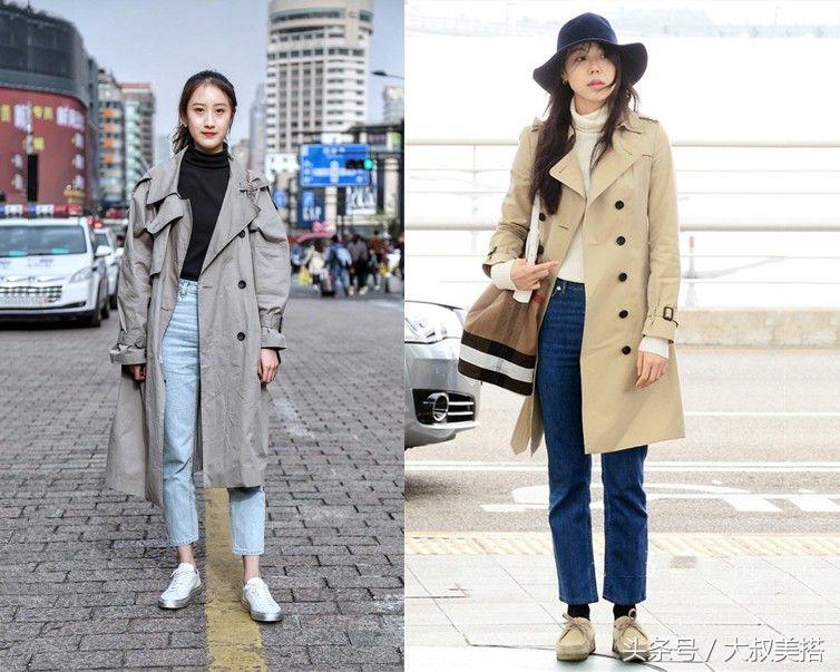 秋天风衣怎么搭配好看图片女,一件风衣搞定整个秋天百搭时尚
