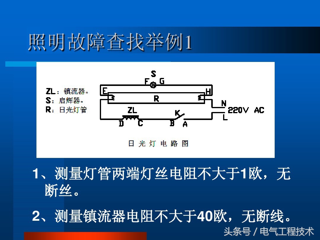 照明常见故障及处理方法,如何判断照明灯线路坏了