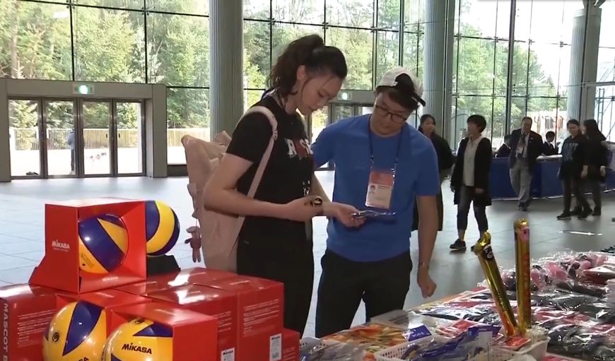 惠若琪赛场,惠若琪赛场热身