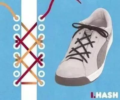 圆绳鞋带系法慢动作教程,鞋带的24种系法运动鞋