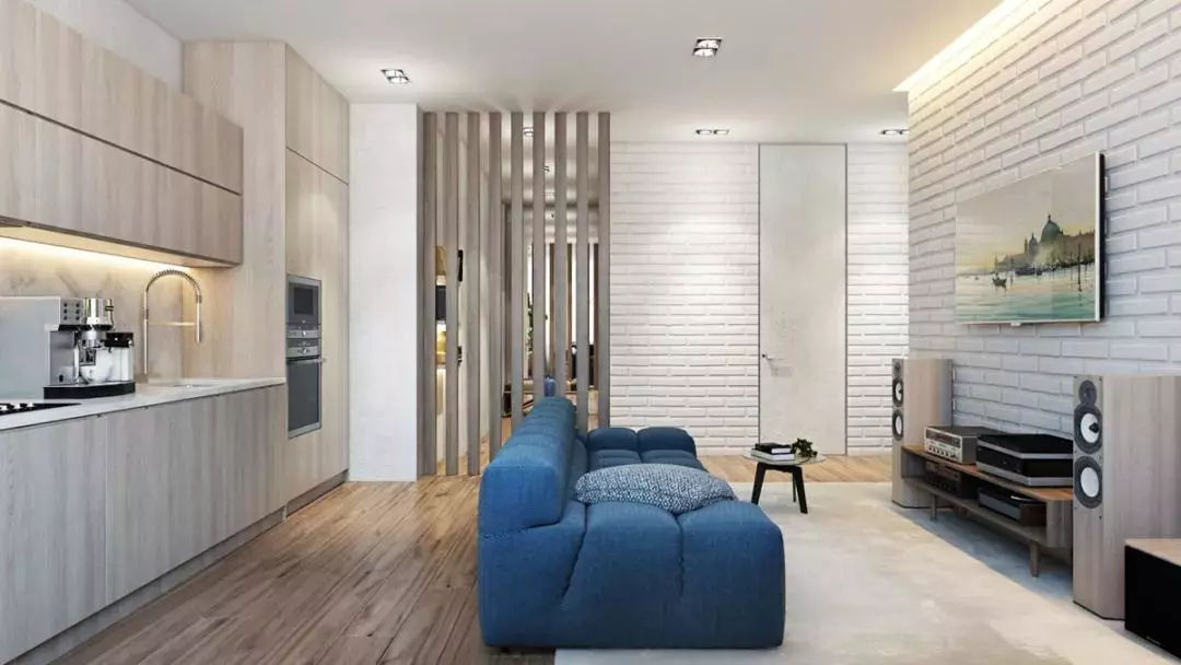 58平方小户型客厅简单节约装修,客厅太小怎么利用