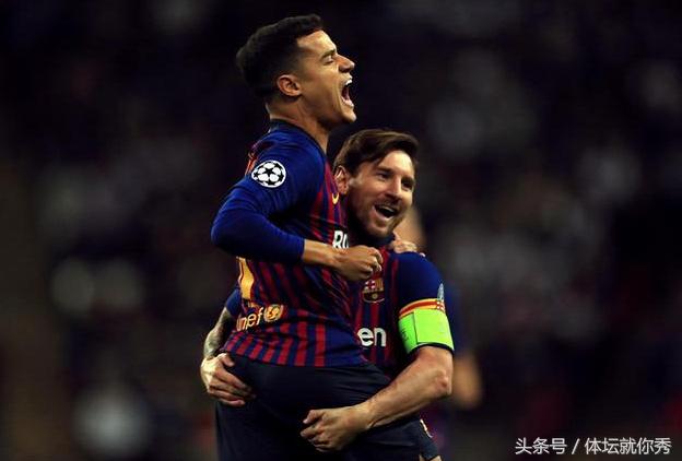 梅西绝杀热刺视频集锦,18-19欧冠巴萨vs热刺梅西庆祝