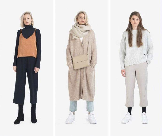 极简色冷淡风穿衣搭配,18套冷淡风极简穿搭