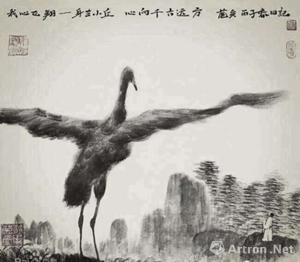 邹蓝天作品里的桃源境、普世情