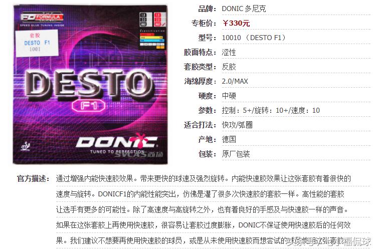 多尼克f1胶皮适合什么打法,乒乓球多尼克f1胶皮