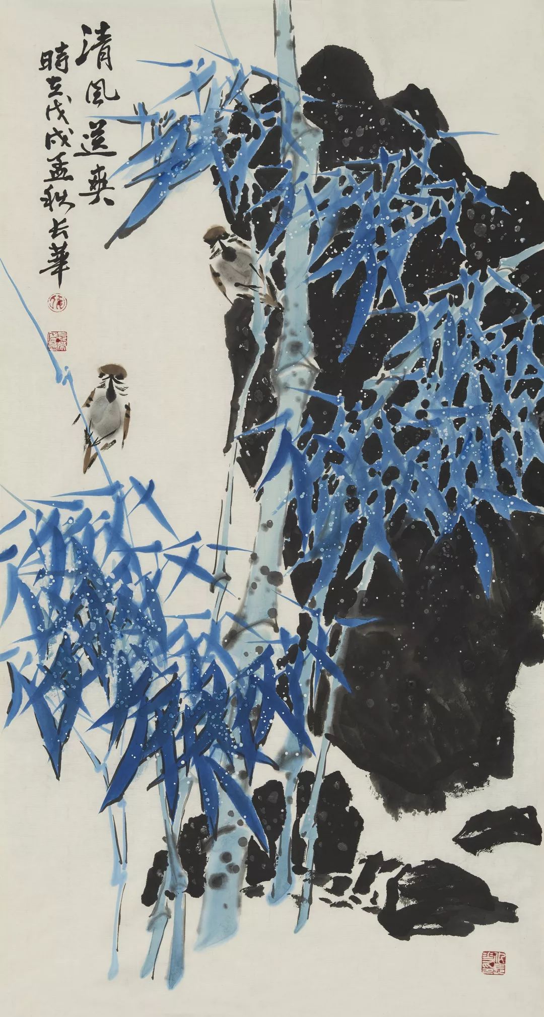 艺术长安：竹之韵一一仇长华墨竹网展