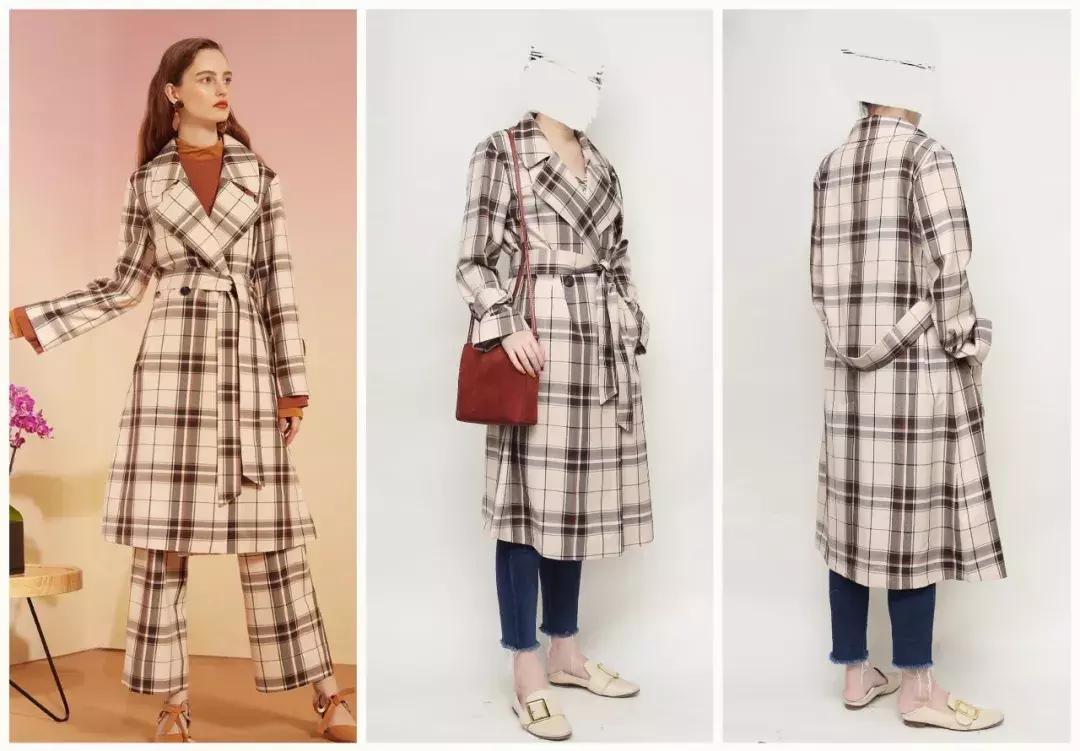 真人版试穿衣服,真人试穿黄金风衣