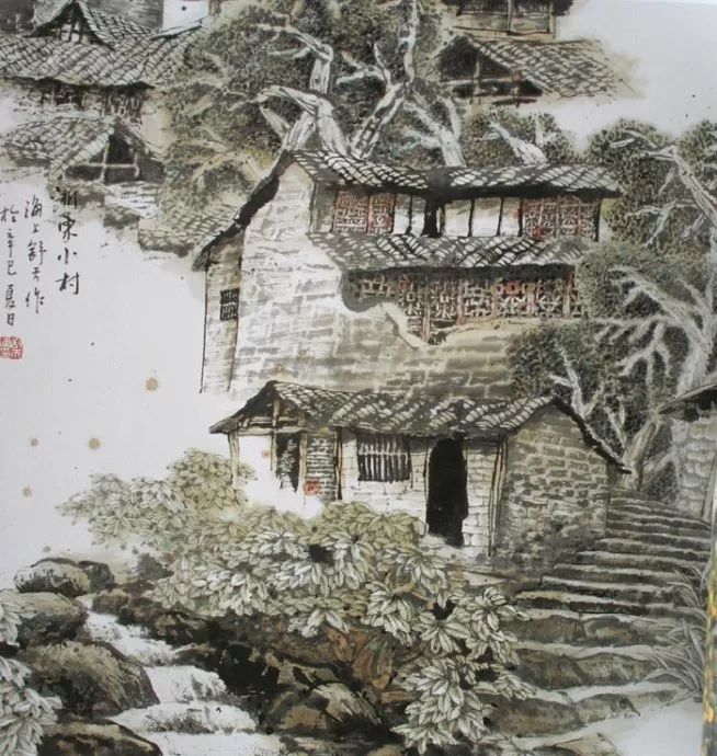 曹天舒水墨画欣赏,曹天舒水墨作品