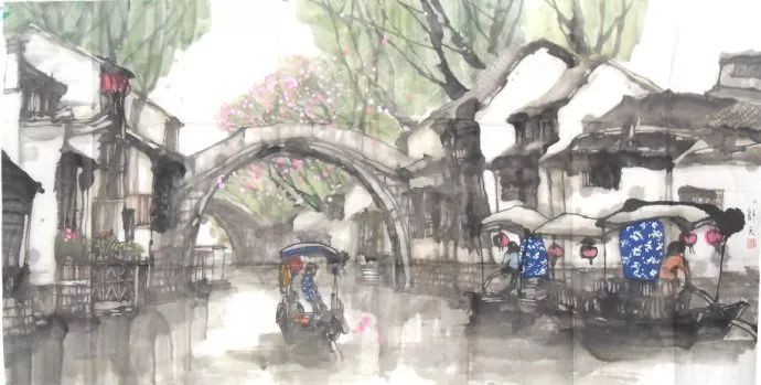 曹天舒水墨画欣赏,曹天舒水墨作品