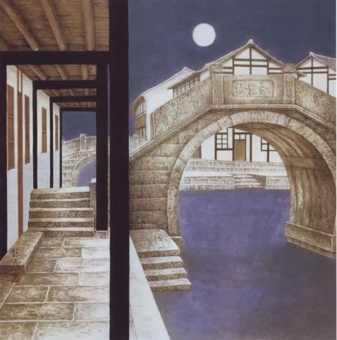 曹天舒水墨画欣赏,曹天舒水墨作品