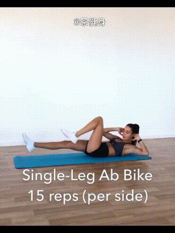 8个动作4分钟练腹部,核心训练减腹部赘肉方法