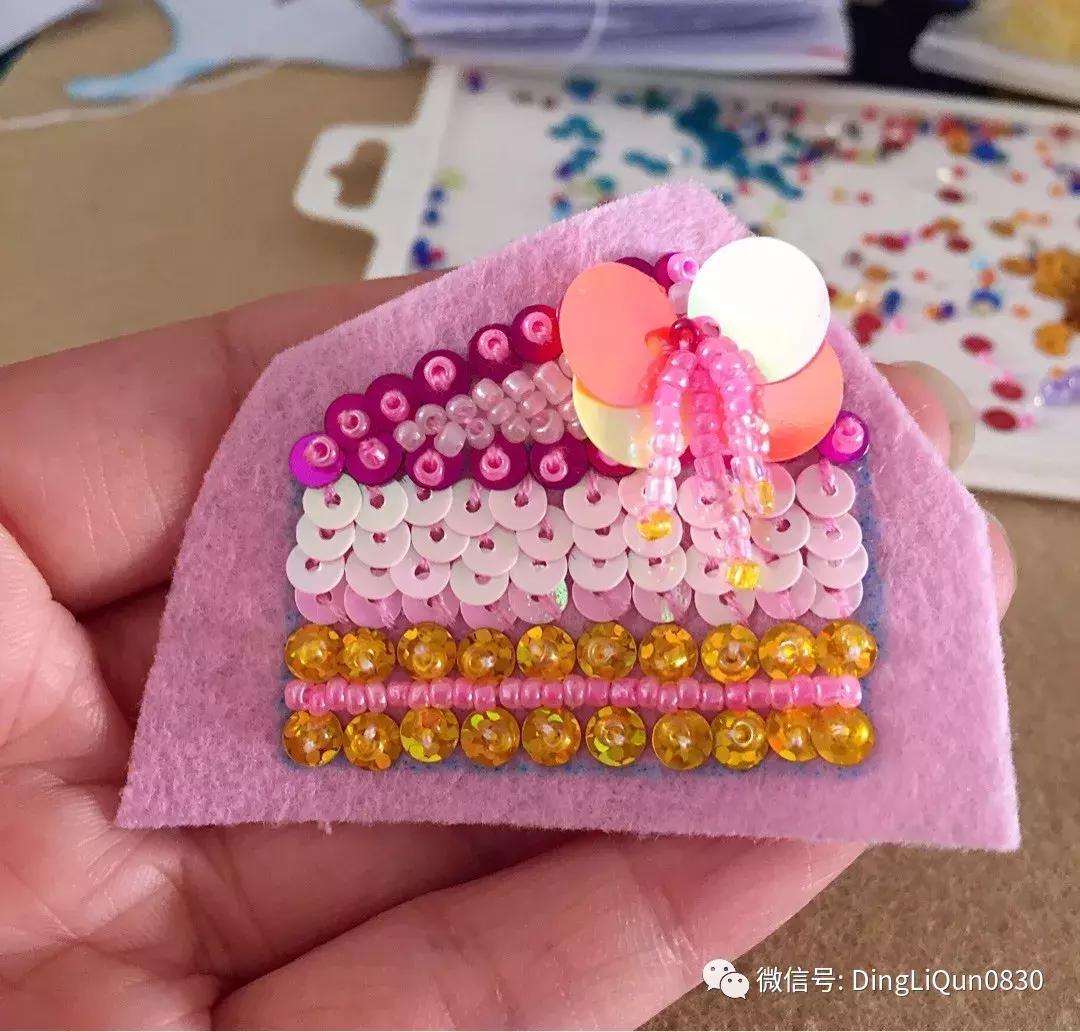 串珠刺绣教程图解,串珠刺绣手工