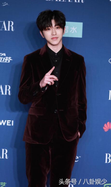 芭莎慈善夜王俊凯,芭莎慈善夜王俊凯易烊千玺蔡徐坤