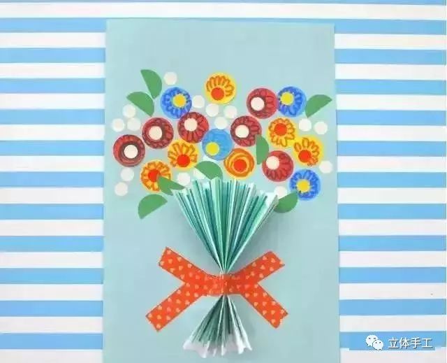 重阳节手工全红色贺卡,重阳节礼物手工贺卡简单又惊喜