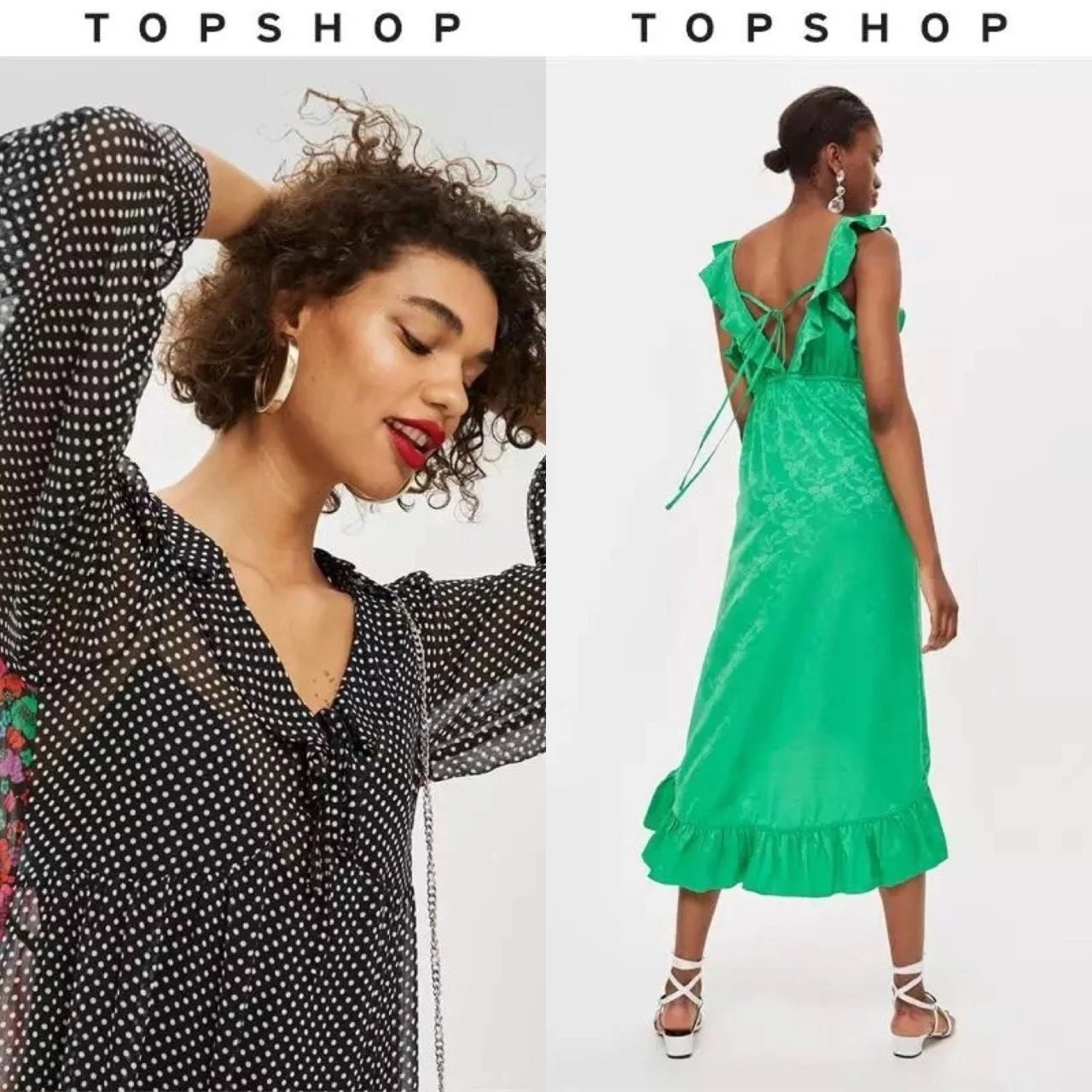 周冬雨穿牛油果绿连衣裙,周冬雨穿芭莎裙