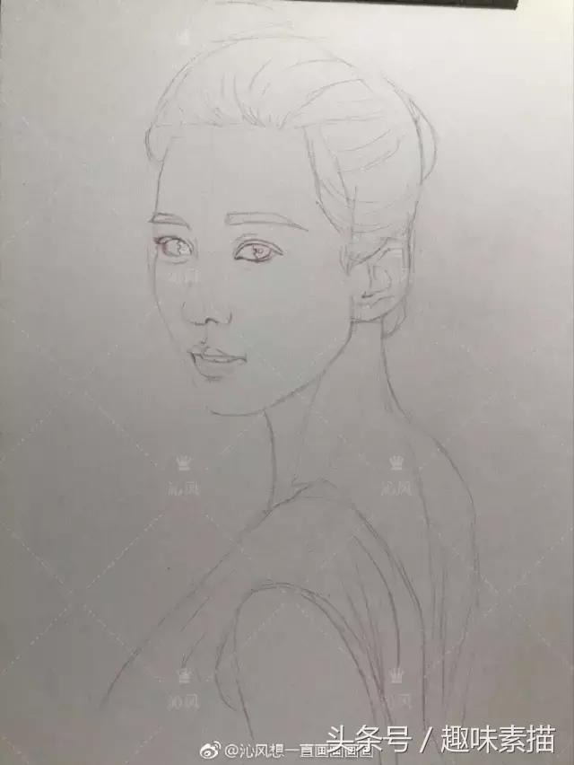 赵丽颖彩铅手绘清晰,赵丽颖彩铅画教程简单