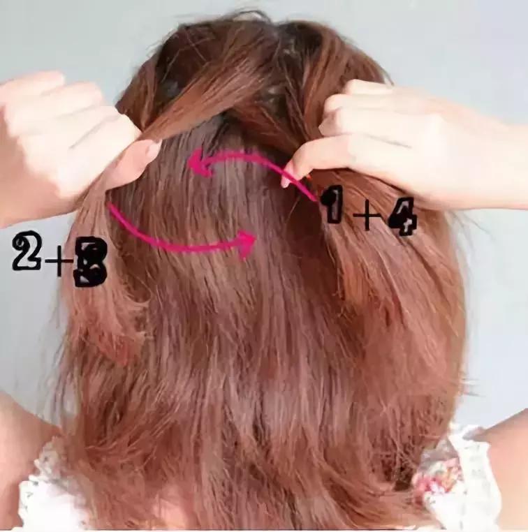 齐肩发发型扎法教程,齐肩发编发教程简单又好看