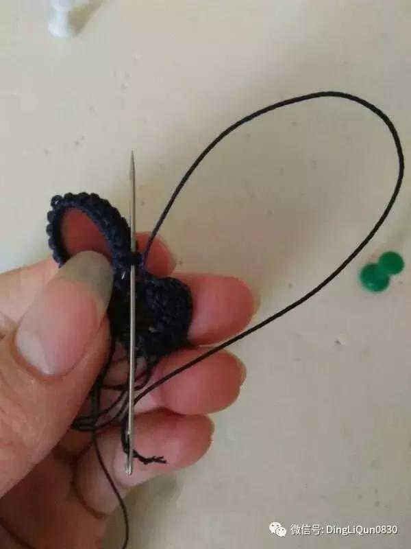 绳编宝石吊坠教程,石头吊坠穿珠子编绳教程