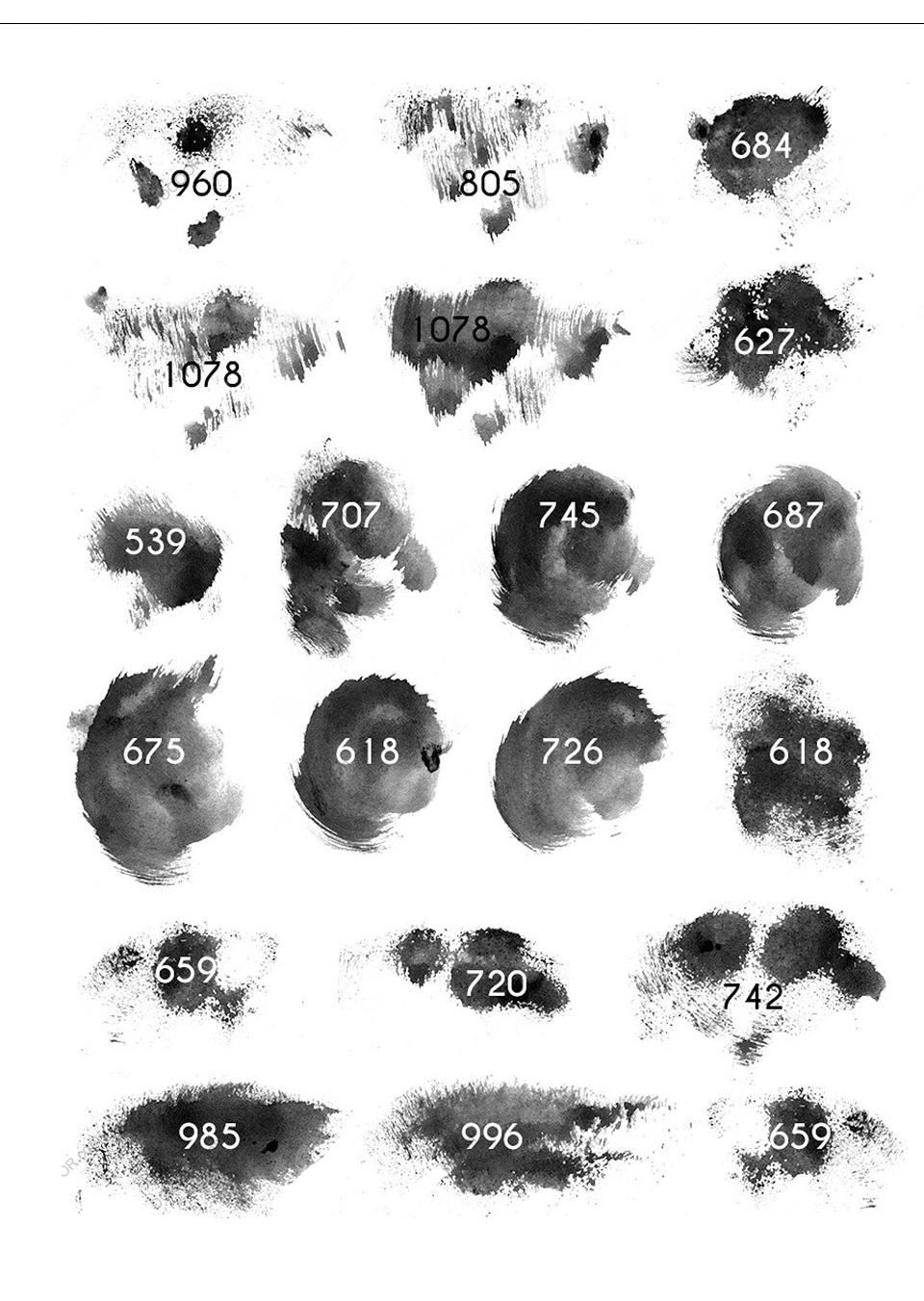 ps制作水墨笔刷png,中国风水墨毛笔笔刷