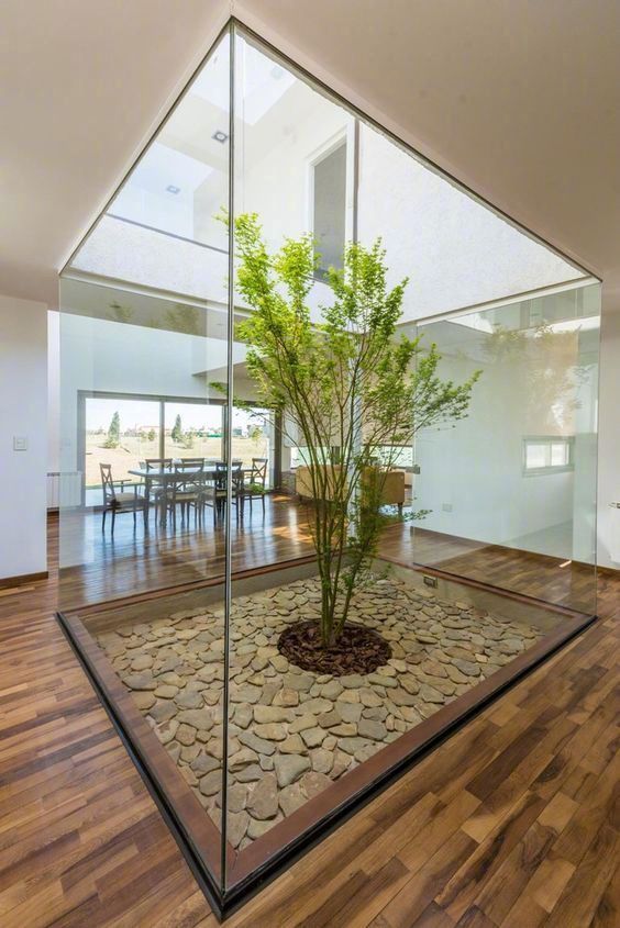 有禅意的天井,景观中的天井