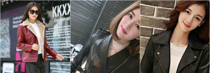 大版皮衣夹克穿搭,夹克皮衣高级穿搭