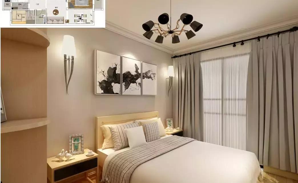 滨河西里中区5号楼一单元,滨河西里北区一居室的户型图